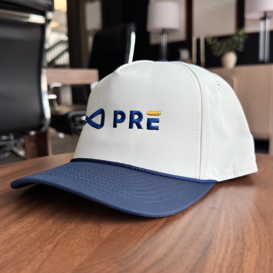 PRE Navy/Cream Hat